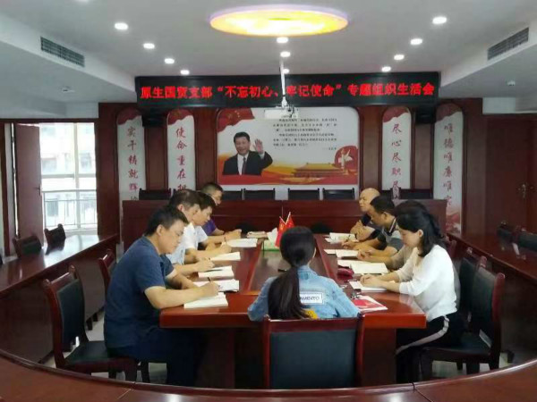 原生國(guó)貿(mào)支部開(kāi)展專題組織生活及民主評(píng)議黨員